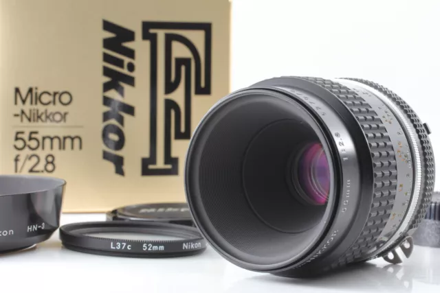 [Near MINT w/ Box] Nikon Micro-Nikkor Ai-s 55mm f/2.8 MF Lens F Mount From JAPAN