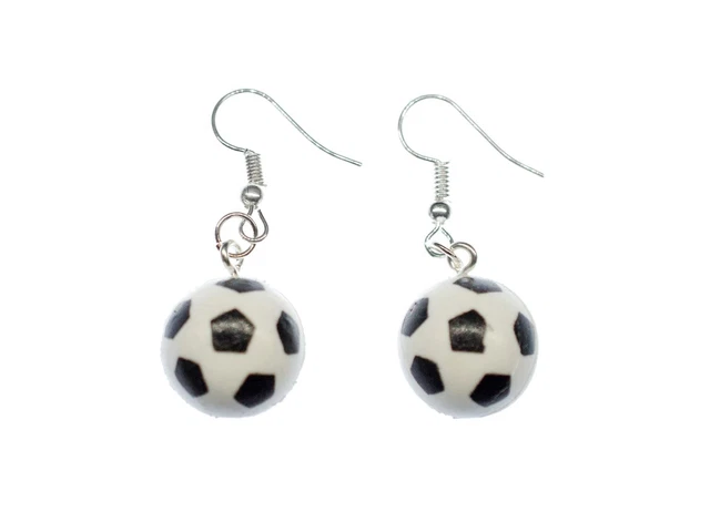 FußballOhrringe Fußballohrringe Fußbälle Miniblings WM Ball Kicken Bolzen Tor EM