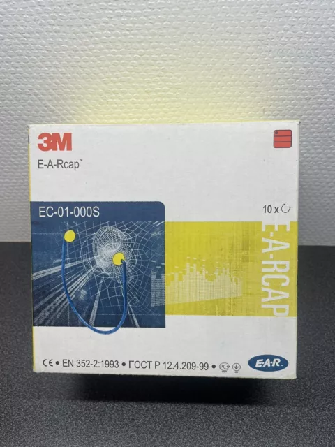 3M E-A-Rcap Gehörschutz- Bügel Ohrstöpsel Gehörstöpsel SNR=23dB 10er Pack