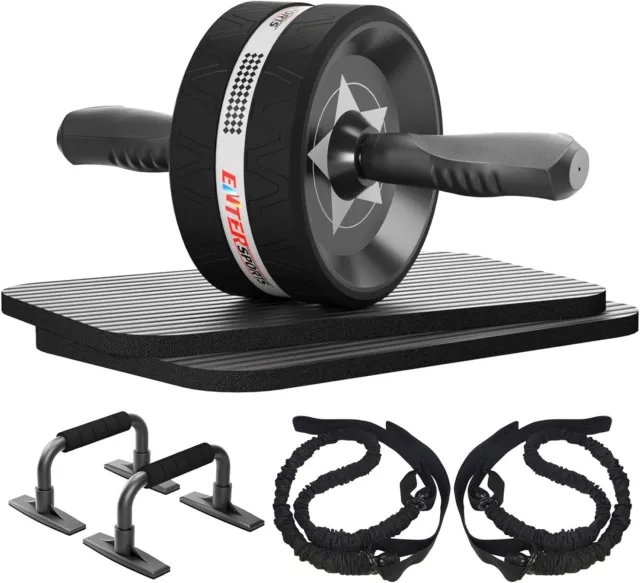 Amonax kit musculation homme fitness material (roue abdominale