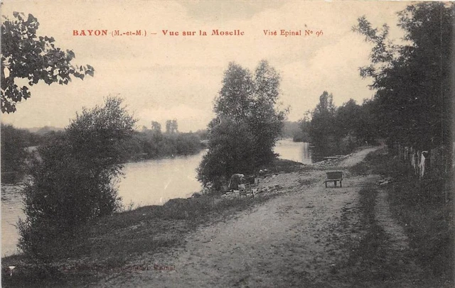 Cpa 54 Bayon Vue Sur La Moselle