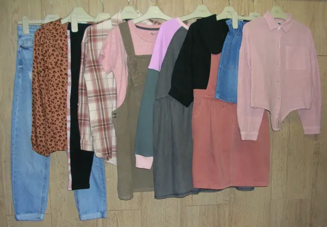 NEXT TU H&M NEW LOOK etc Girls Bundle Tops Skirt Jeans Dress Age 8-9 134cm