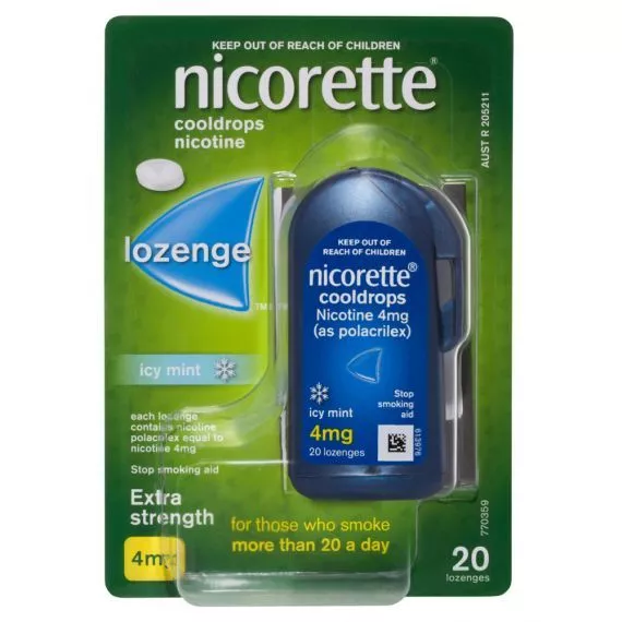 Nicorette Cooldrops 4mg 20 Lozenges