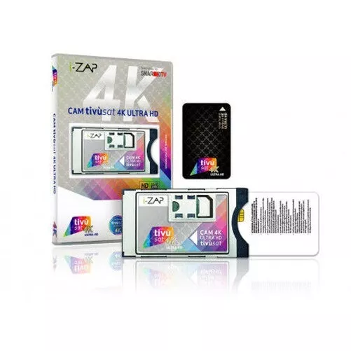 I-Zap CAMTVSAT4K Cams Ci Smartcard Tivùsat 4K UHD