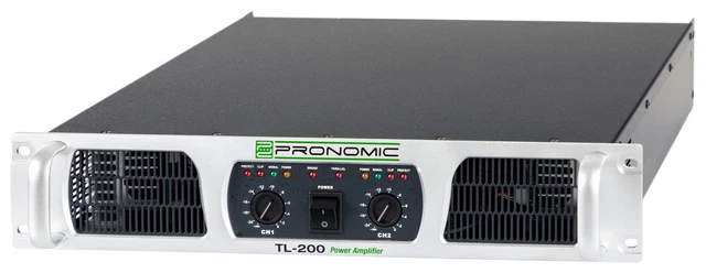 Klasse Pronomic Stereo-Endstufe mit 2x 500 W zum Einsatz in Beschallungsanlagen