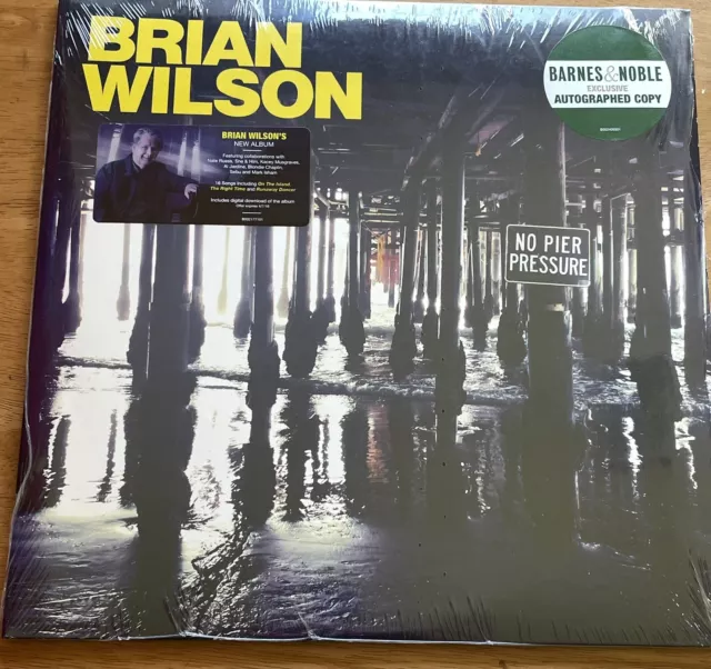 (Beach Boys) Brian Wilson Autograph Album No Pier Pressure Barnes & Noble Exclu