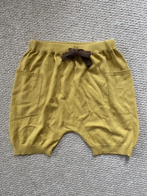 Pantaloncini a maglia MABLI - Giallo - 4 anni - Campione di produzione in perfette condizioni