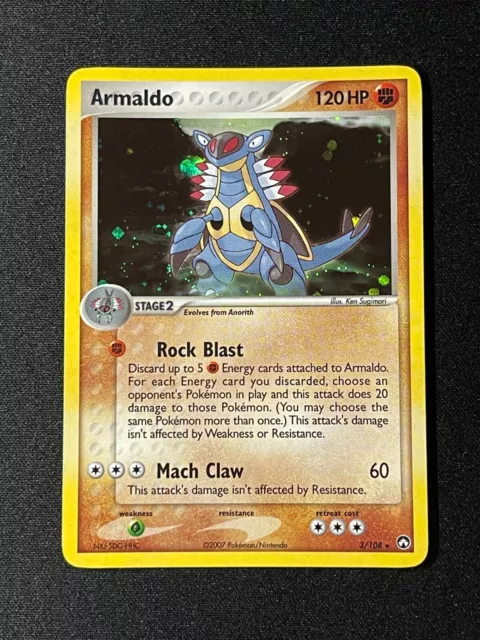 Armaldo┃3/108┃Ex Power Keepers┃Holo Rare┃Pokemon Card┃English┃Near Mint