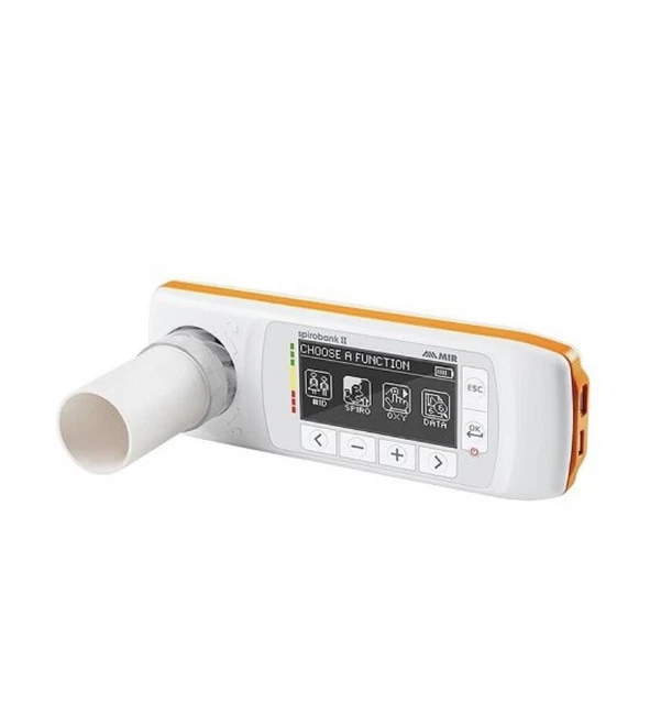 MIR Spirobank II Advanced 911020 Spirometer PFT  with 60 disposable turbines