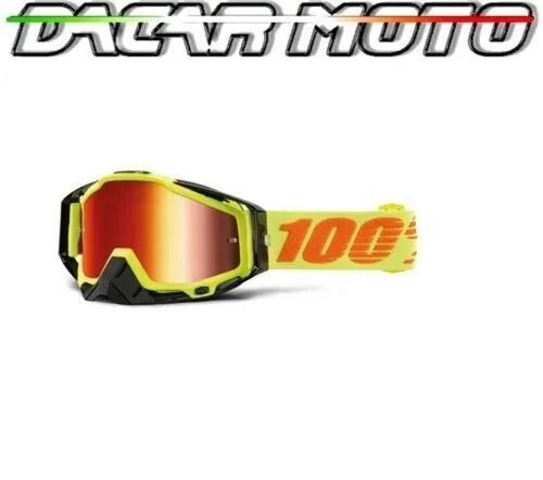 Panel Glasses 100% RACECRAFT Offroad Moto Cross Lenses Mirror + Neutral