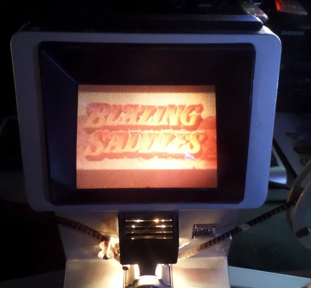 SUPER 8mm SOUND FILM TRAILERS BLAZING SADDLES & YOUNG FRANKENSTEIN for projector