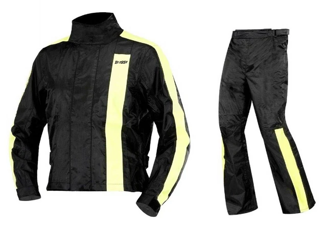 Completo AntiPioggia Impermeabile Tuta Moto Giacca Pantalone S M L XL XXL 3XL