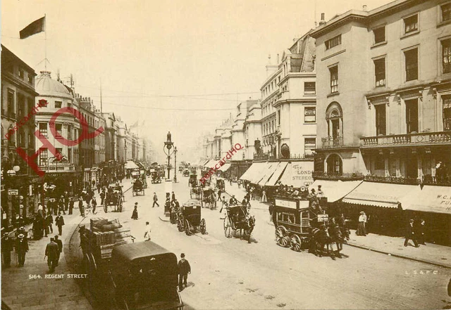Picture Postcard::London, Regent Street, C.1896 (Repro)