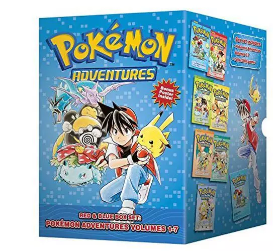 Pokemon Adventures Rot & Blau Box-Set 1-7 (Pokémon) Von H Kusaka, Neu Buch, Frei