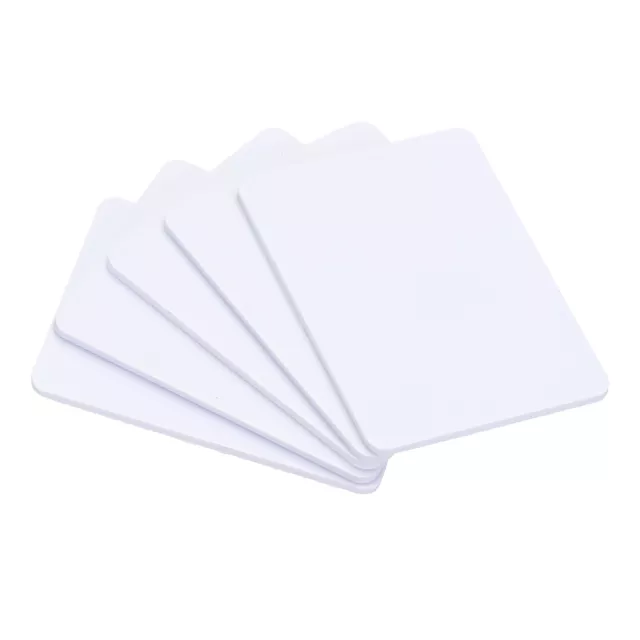 20Pcs NFC Cards NTAG215 504 Bytes 1.2"x0.8" Blank PVC Card Tag White