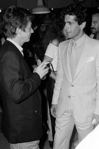 ACTOR JOHN HURT & Hard Rock Cafe co-founder Peter Morton attendin- Old ...