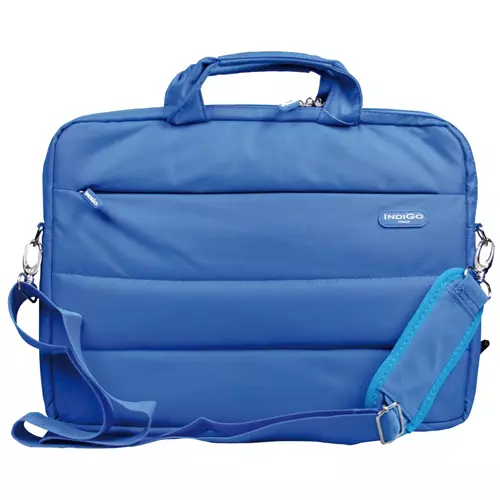 Borsa Notebook Portatili da 10.2'' a 13.3'' Blu Scomparti Imbottiti Tasche con Z