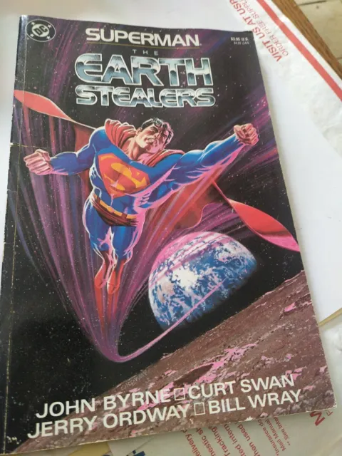 Superman: The Earth Stealers 1988 DC Comics Comic Book