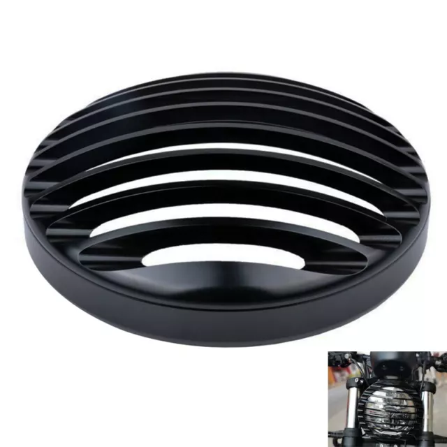 Motorcycle Headlight Cover Black Mesh Guard Cover For Triumph Bonneville Bobber