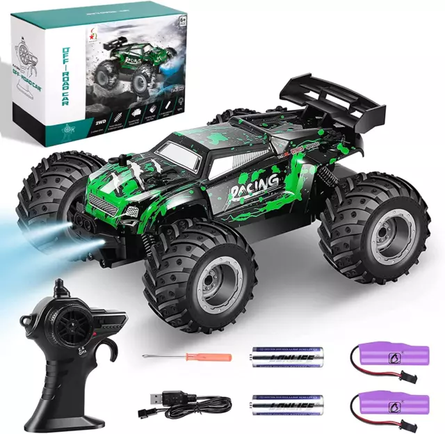 RC Car Remote Control Car, Monster Truck 1:18 Scale All Terrain, 2WD 2.4 Ghz ...