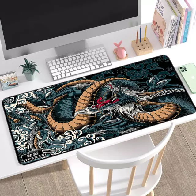 Gaming Mouse Pad Anime Oriental, Chinese Dragon Mouse Pad, Cute Kawaii Mouse Pad