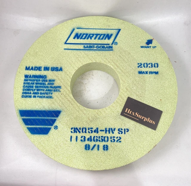 ☀️Norton Quantum 16” Grinding Wheel 16" x 5" x 2" 60 Grit for Bench & Pedestal