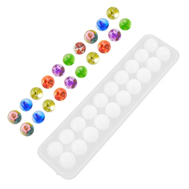 Epoxy Mold Silica Gel Jewelry Casting Molds Beads Resin Silicone