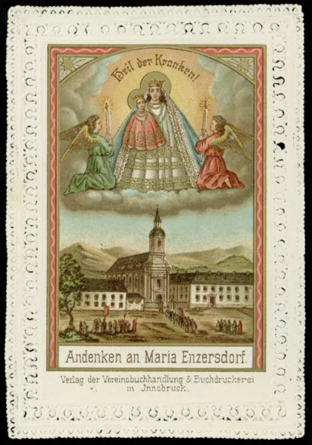 spitze andachtsbild Wallfahrt MARIA ENZERSDORF. 22