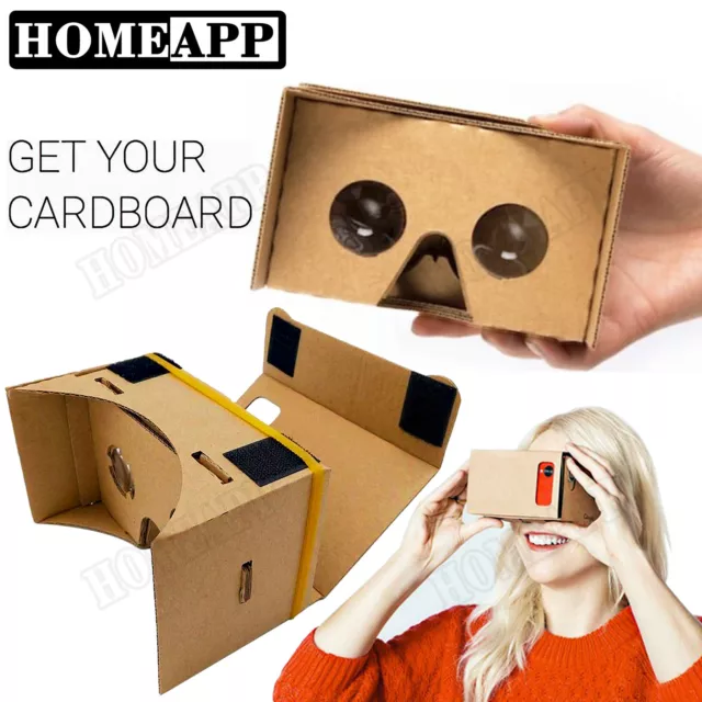 3D Google Cardboard Glasses VR Virtual Reality for iPhone mobile phone