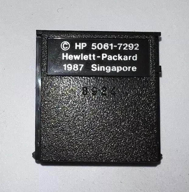 Hewlett Packard Hp-41 Advantage Version B 5061-7292 1987 Singapore Module