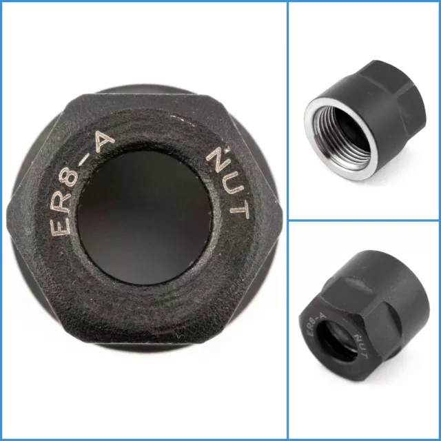 ER8 A M10x0.75 Collet Clamping Nut CNC Milling Clamp Collet Holder ER8A Spindle