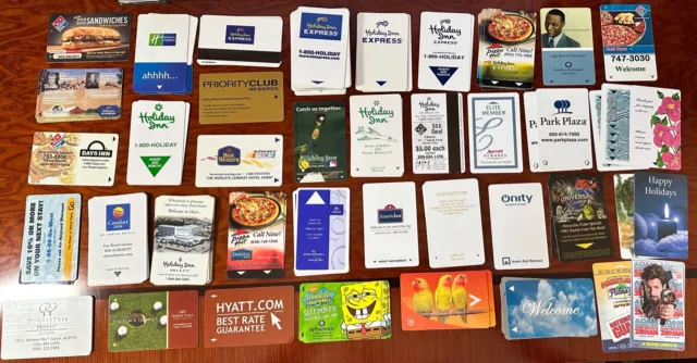 Lot of 101 plus 13 (total 114) Hotel Room Key Cards