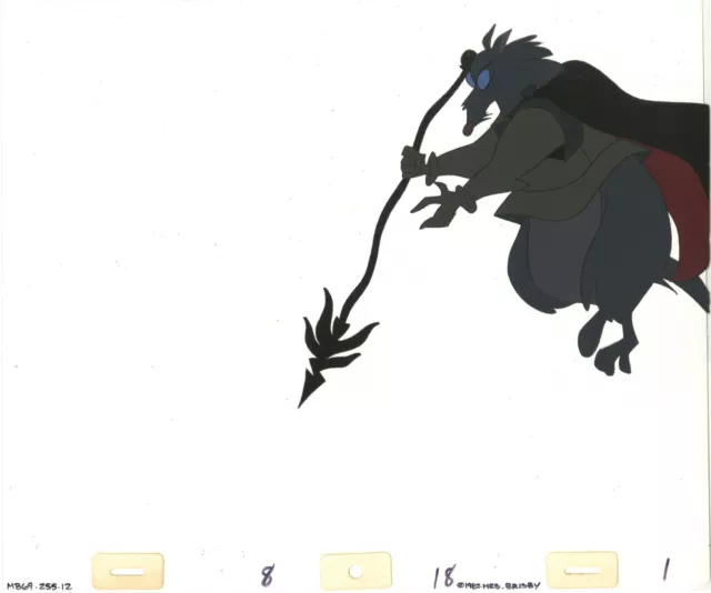 Don Bluth Secret of NIMH Brutus 1982 Original Production Animation Cel 255-12