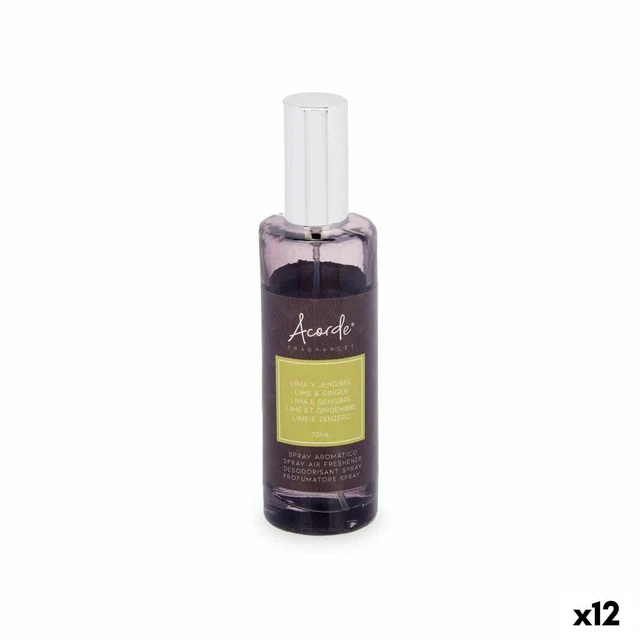 Diffusore Spray Per Ambienti Lime Zenzero 70 ml [12 Unità]
