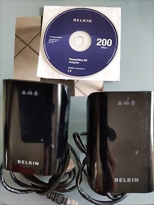 2 Câble Ethernet COLIS SUIVI 48H 2 Adaptateur Plug CPL BELKIN 
