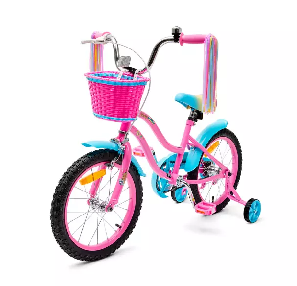 Barbie Malibu Bike Kids Bike Bicycle 40cm (4-7 years) Removable Training Wheel