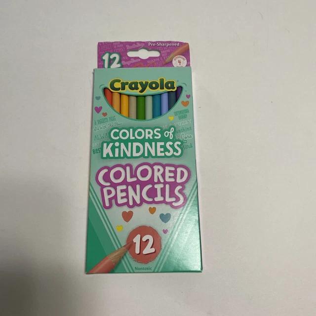 Crayola Colors of Kindness Special Edition Colored Pencils 12 Count NEW