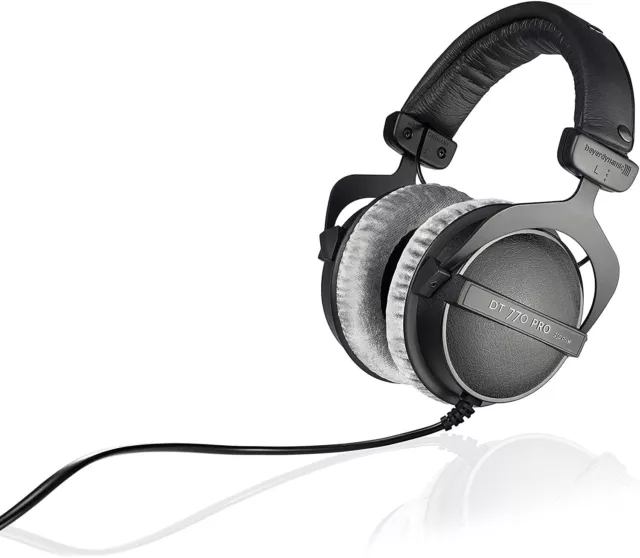 Open Box - beyerdynamic DT 770 PRO 250 Ohm Over-Ear Studio Headphones in Black.