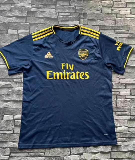 Arsenal Third Shirt 2019/20 Adidas Sports Top Large Mens L Football