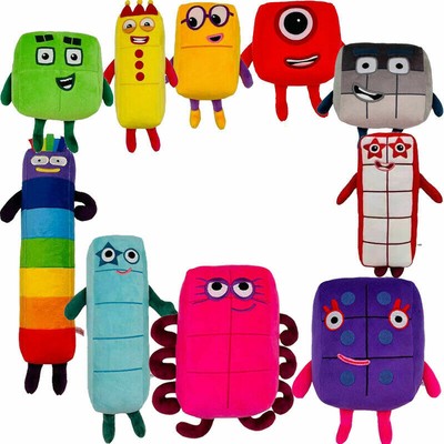 numberblocks stuffed toys