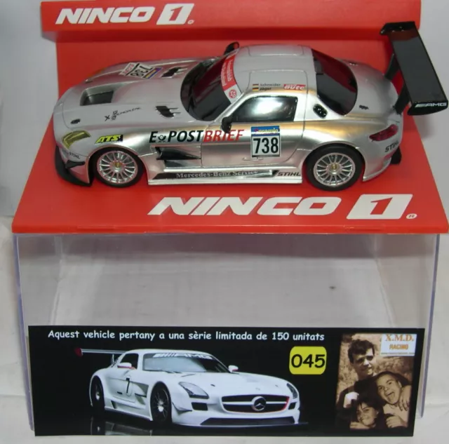 Ninco 55050 Slot Car Mercedes SLS GT3 Memorial Xmd 2012 Lted. Ed MB