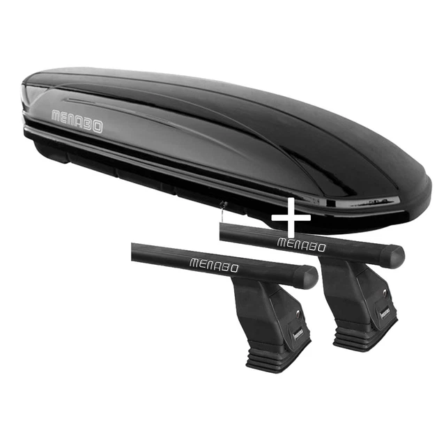 Dachbox 320 Liter Carbonlook + Dachträger Für VW Touran 2003-2015