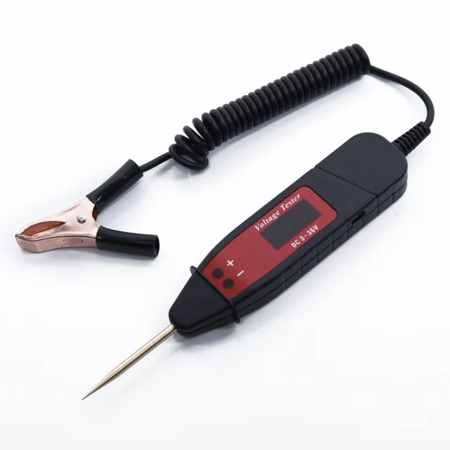 Stick rilevatore di tensione penna elettrica senza contatto auto digitale DC 5-36V