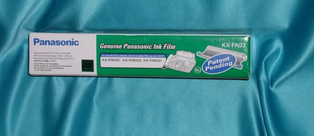 Genuine PANASONIC KX-FA93 Ink Film “Factory Brand New Super SALE Opportunity”!