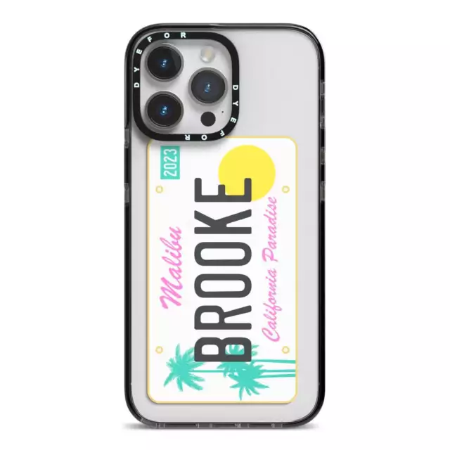 Personalised Malibu License Plate iPhone Case for iPhone