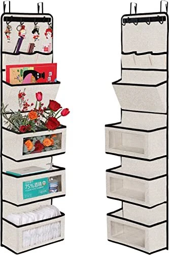 VICTORICH Super Convenient Sturdy Door Over Hanging Organizer, Behind The Doo...