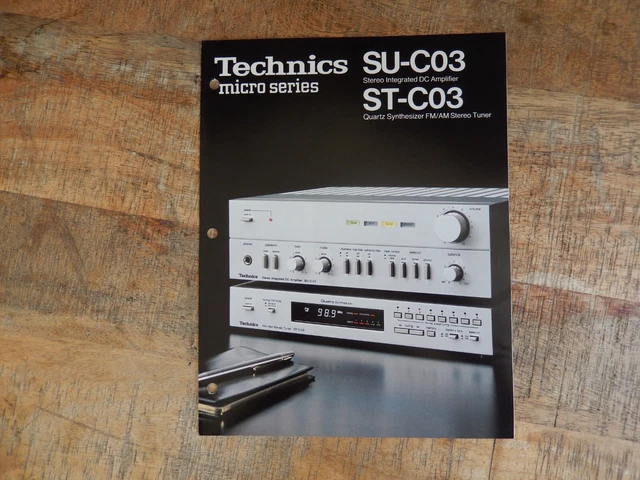 Technics m03 ST-C 01 SU-C 03 SB-F2 ラジカセ TECHNICS SU-C03 AMP ST-C01 Sintonizador M03 Cassette SB-F2