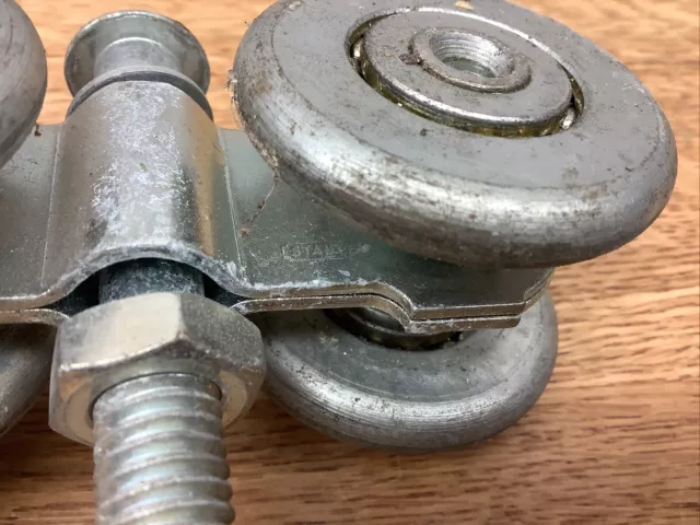 2 Stanley Barn Door Rollers 1/2 Bolt 4