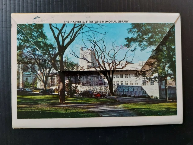 Vintage Princeton University 1965 Fold-Out Postcard 14 Views 2