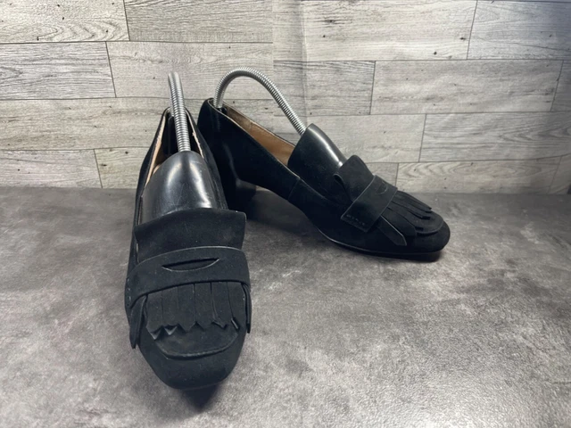 Sperry 7.5M Women Blk Patent Leather Chunky Winsor Penny Loafer Y2K Barbie[6D Heels, Women main image 3